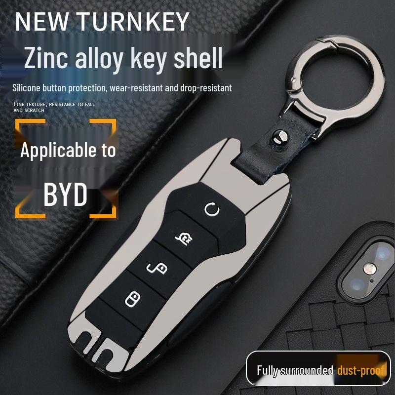 BYD Tang & Qin Pro New Energy Car Key Shell Case for Second Gen