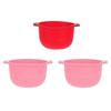 3pcs Folding Silicone Bowl Wax Warmer Pot Bowls Hair Removal Waxing Bowls
