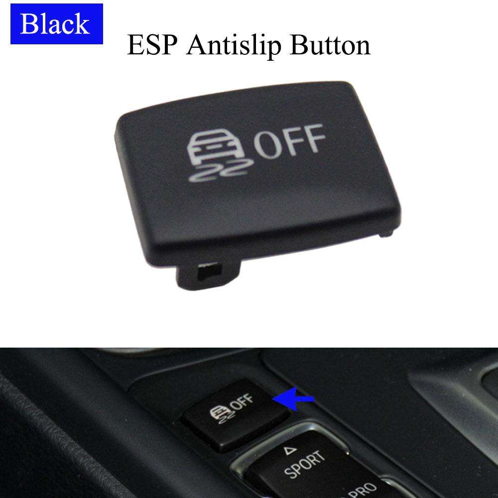 Black Red ESP Antislip Switch Sport ECO Button Radar Sensor Keys Cap For BMW 1 2 3 4 Series F20 F21 F22 F23 F30 F31 F34 F35 F32