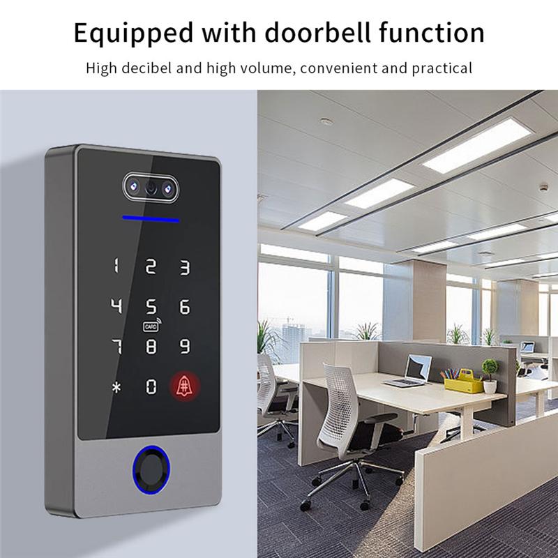 B03B-Ttlock Face Recognition Access Control Keypad Standalone Waterproof Fingerprint Access Controller For Door Lock