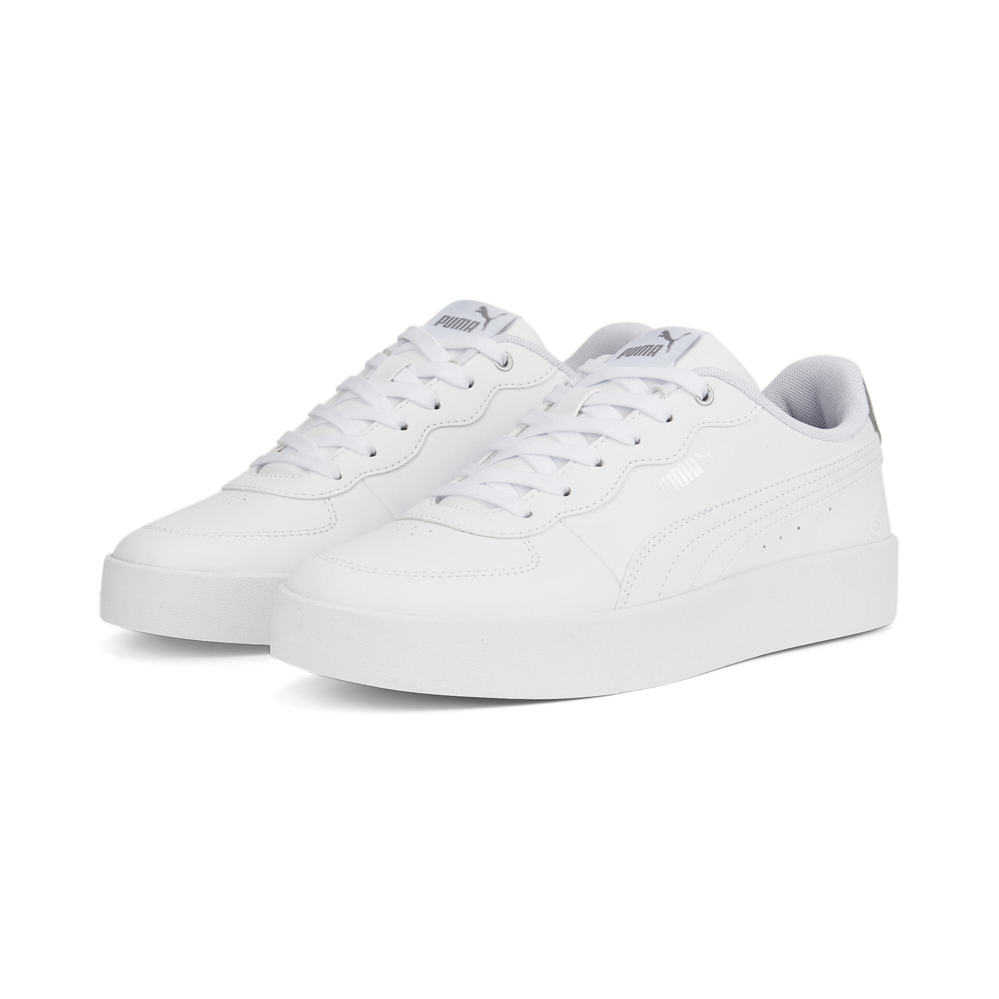 Puma Skye Clean Distressed Damen-Sportschuhe Weiß 38666602 R 38.5 white