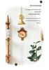 2024 Totoro Solid Wood-Style Decorative Wall Clock for Living Room or Restaurant