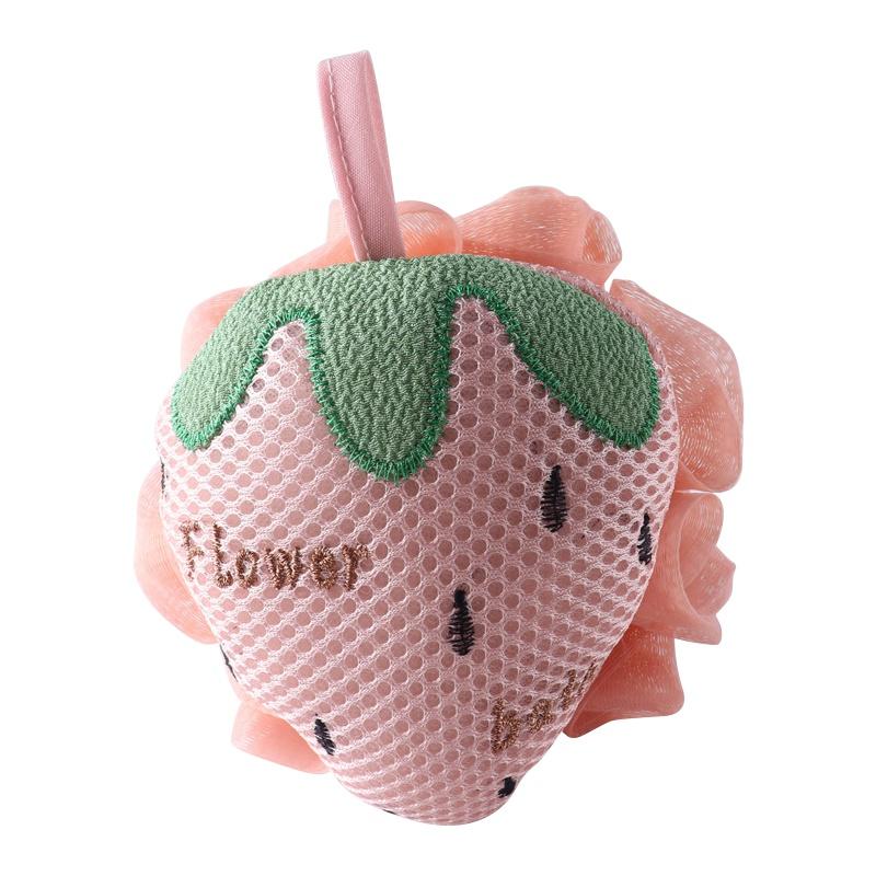 Cartoon Bath Sponge Double Sided Shower Brush Handheld Scrubber Easy Exfoliating Tool for Adults Home Bathroom