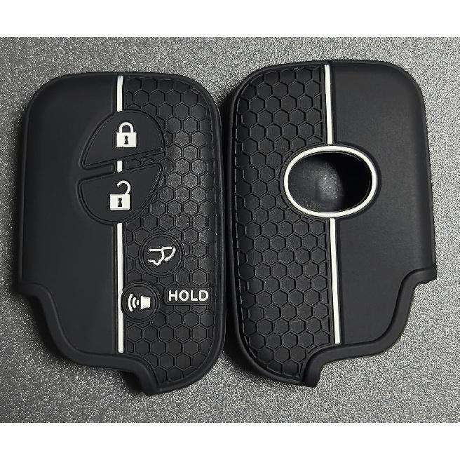 Silicone Rubber Key Fob Cover Compatible with Lexus CT200h ES350 GS300 GS350 GS430 GS450h GS460 is F IS250 IS350 LS460 LS600h LX570 RX350 (2005-2017)