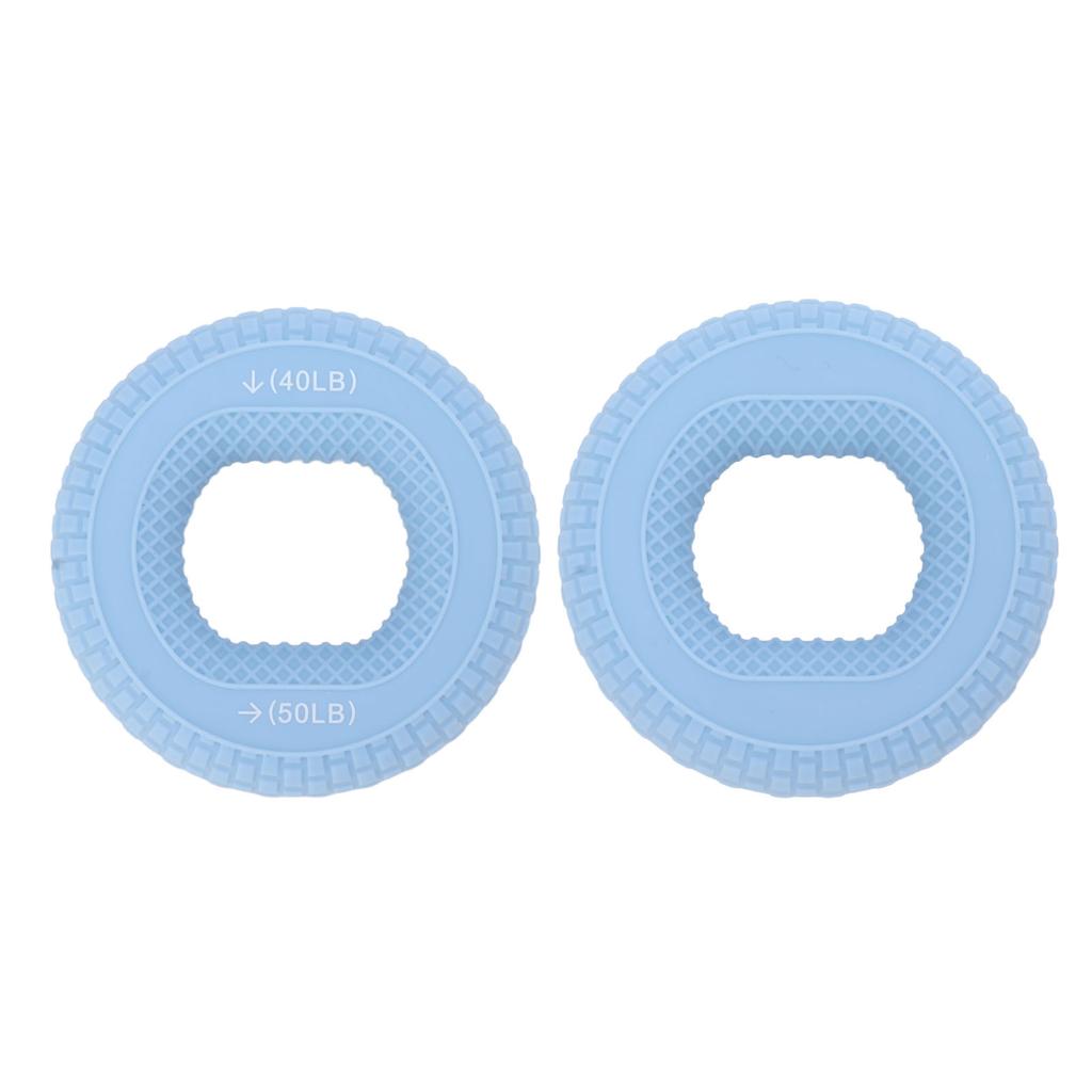 Grip Strength Trainer Ring Silicone Hand Grip Strengthener Forearm Finger Exerciser for Exercise