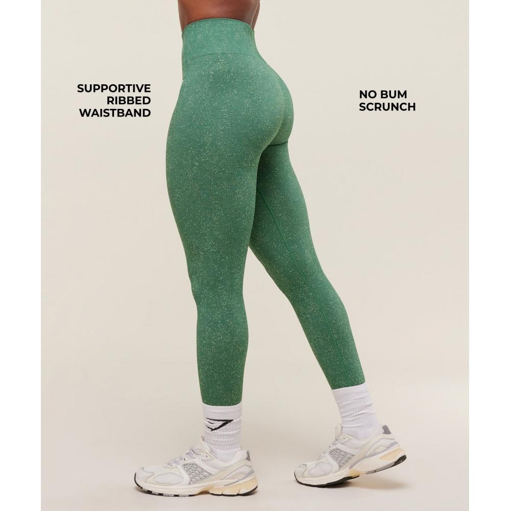 Gymshark Adapt Fleck X Whitney Seamless Leggings Lift Green Clay Green B2a1b ec8X