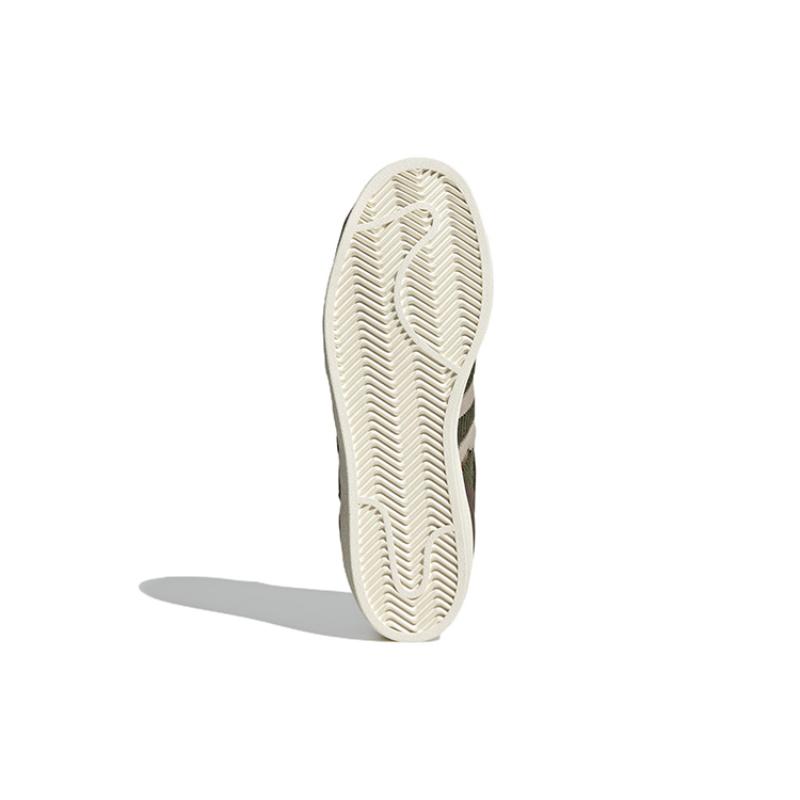 Adidas Superstar Shoes Canvas 'Black Gum' Sneakers GY0010