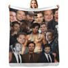 Coperta Plaid Sebastian Stan Morbida Calda Coperta Regalo per Nonni