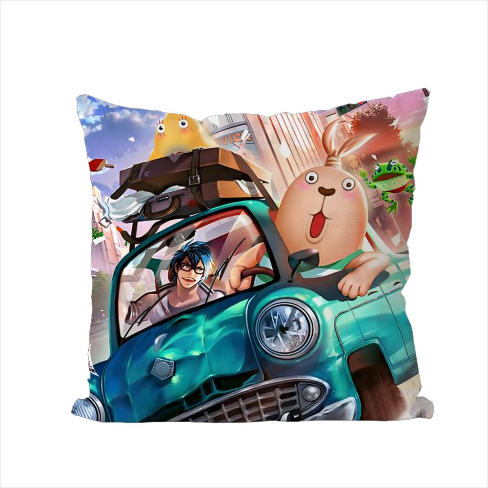 

UUSAVICH Pillow Case For Car Sofa Decorative Home Doublesided Print Plush Square Throw Pillow Cushion Cover 30x30cm