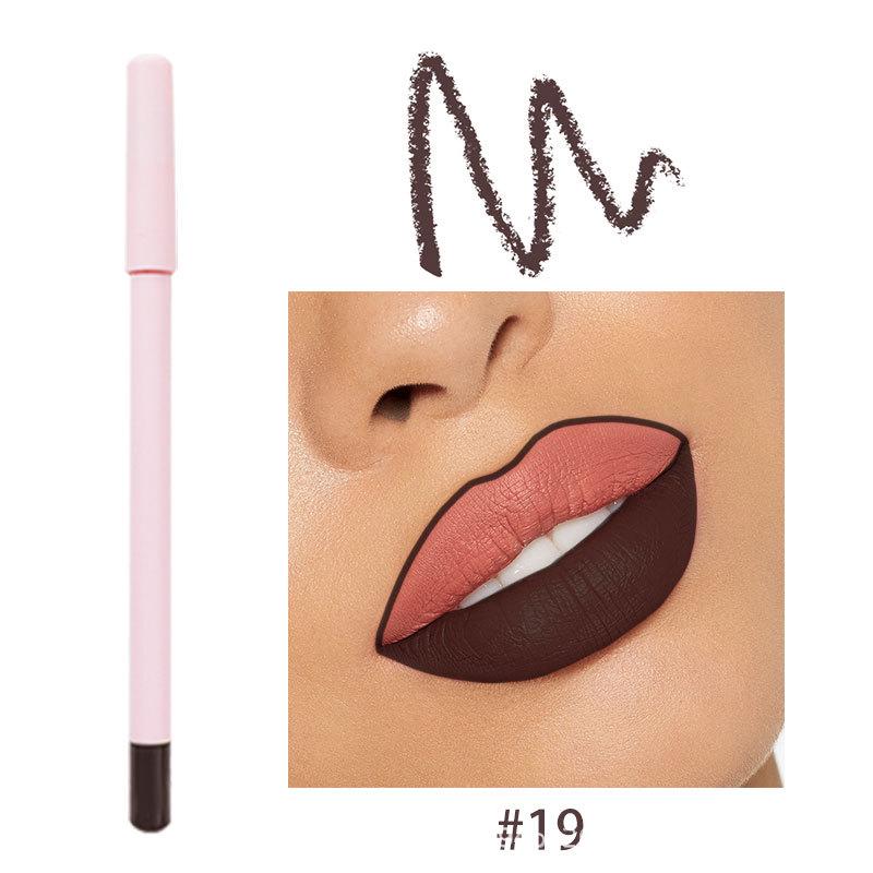 Deep Brown, Waterproof, Long-Lasting Lip Liner - 26 Colors Available.