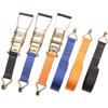 Heavy Duty Ratchet Tie-Down Strap with Double Hooks