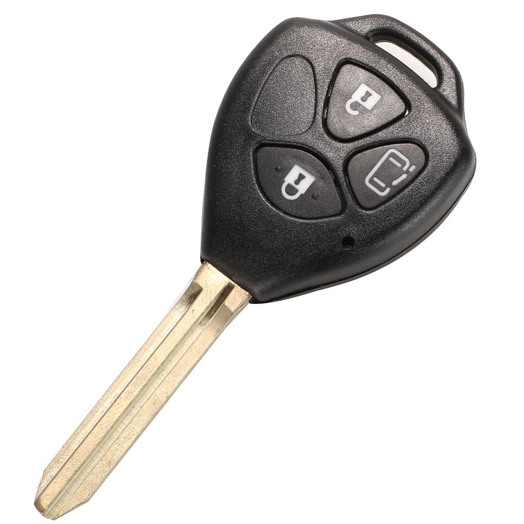 Jingyuqin 10p 4B Remote Car Key Shell Case Cover Fob Replacement For Toyota Camry Avalon Corolla Matrix RAV4 Venza Yaris 3+1