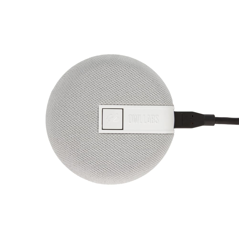 

SourceNext Meeting Owl 3 Expansion Microphone EXM100 Веб-камера для веб-конференцій з мікрофоном Динамік AI Автофокус 360°