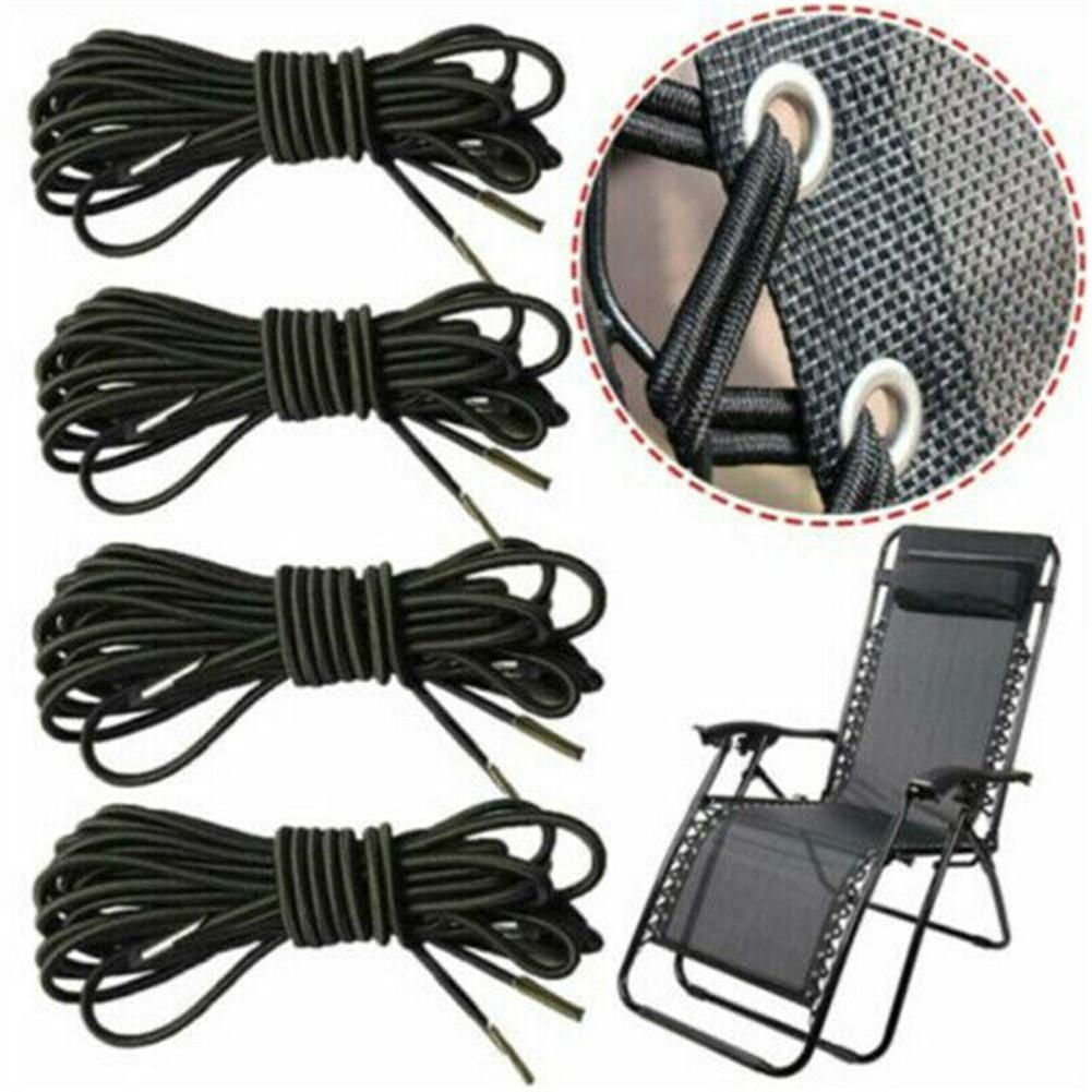 2 Long And 2 Short Ropes Replacement For Reclining Garden Chairs