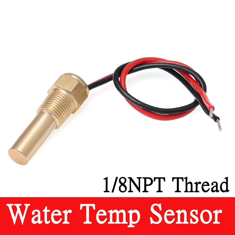 HD 1/8NPT Water Temperature Sensor Temp Sender CX4003 Auto Alarm Water Temp Sensor 1600-22ohm