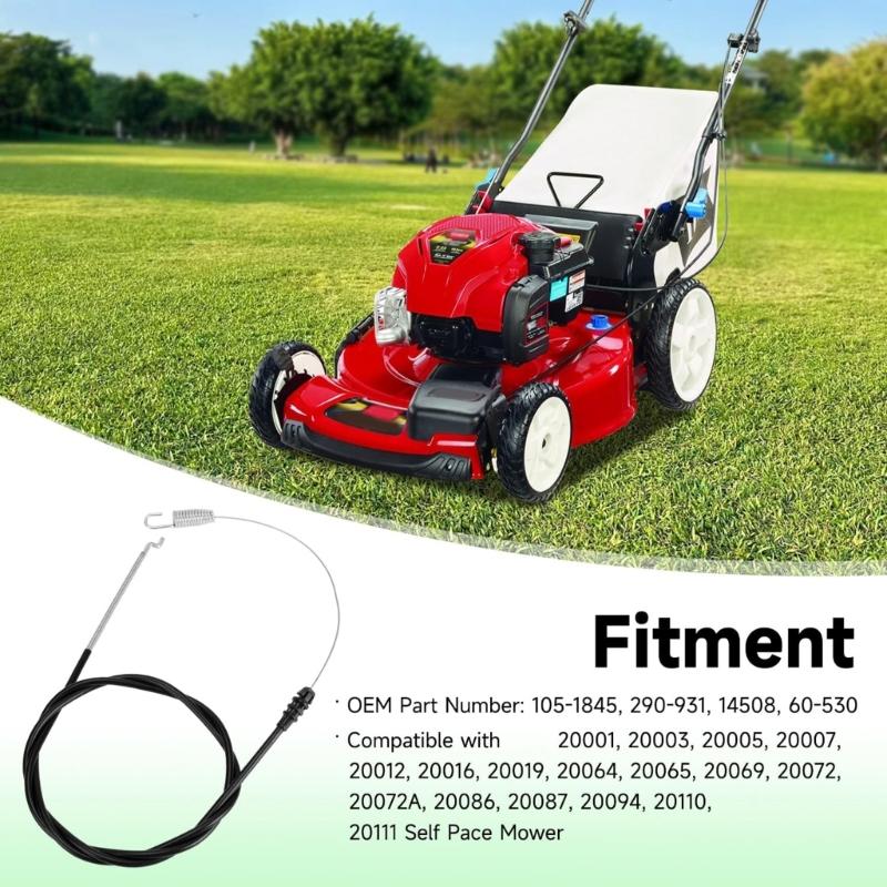105-1845 Deck Engagement Clutch Cable Replace for 20012 20016 20019 20001 20003 20005 20007 20064 Lawnmower Deck Cable