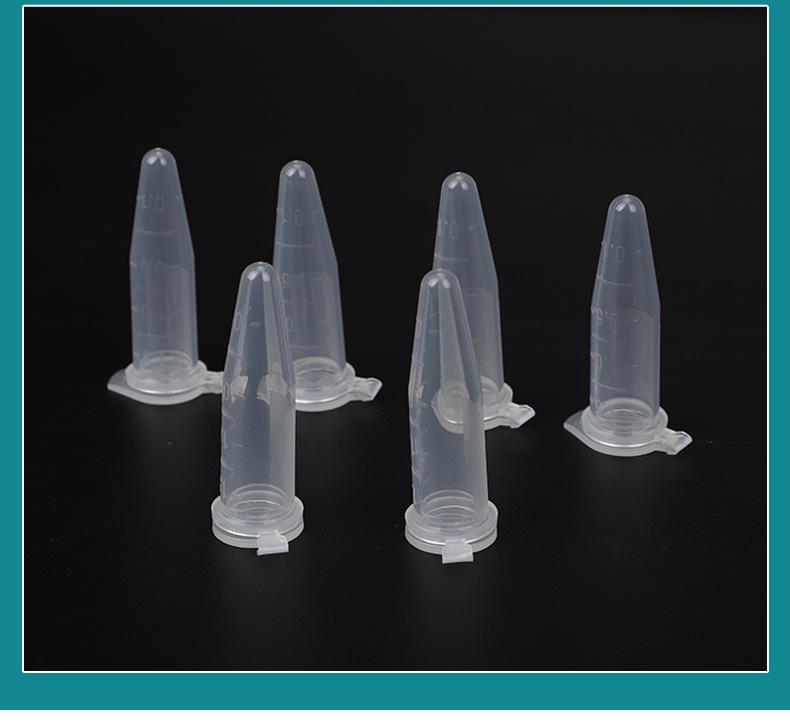 1.5ml Transparent Conical Centrifuge PCR Tubes, 500 Pcs/bag