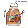 A Single Apron Featuring a Warm Grandmother Ironing Cartoon Design, Durable And Comfortable, Suitable for Both Men And Women. It'S Perfect for Home Ba