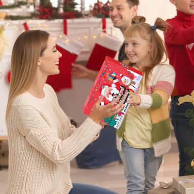 Christmas Advent Calendar with 24 Animal Figures Daily Countdown To Christmas for Kids Interactive