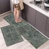 1Pcs Anti Fatigue Kitchen Rugs, OneHouse Marble Print Waterproof Non-Slip Thick Cushioned Kitchen Mat Heavy Duty Comfort Standing Mat for Kitchen