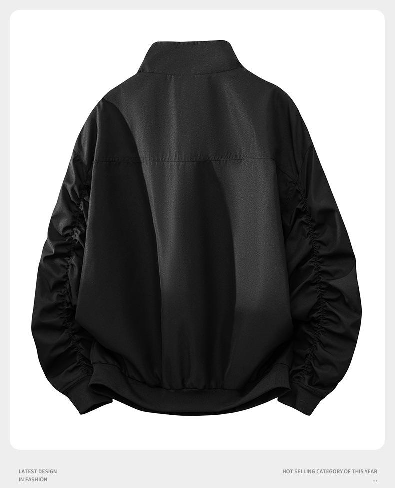 Men's Lightweight Fashionable Lapel Jacket - Luxury Spring/Autumn Versatile Casual Coat