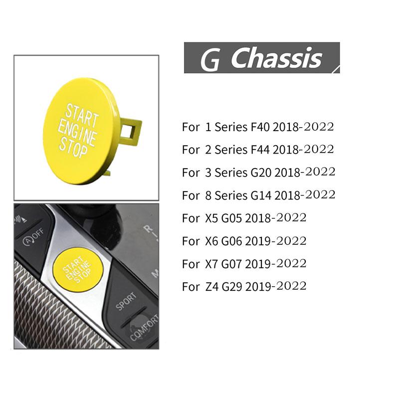 Car Engine Start Button Ignition Cover For BMW Z4 G29 G20 X5 G05 X7 G07 G14 G15 G16 X3 G01 F97 Accessories