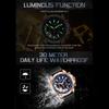 MEGIR Sports Watches for Men Luxury Quartz Clock Chronograph Leather Fashion Casual Wristwatch Military Watch Reloj Hombre 2103