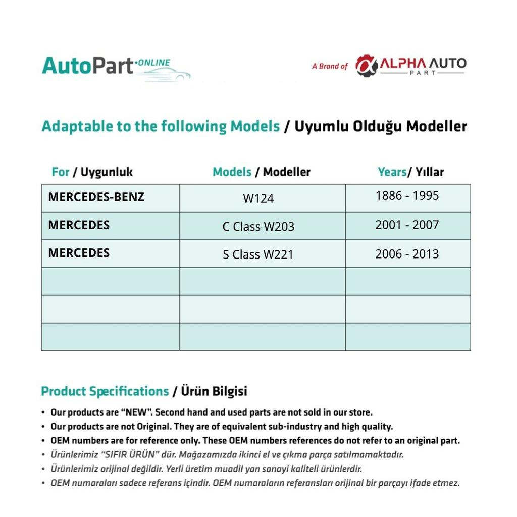 Vänster stänkskärm för Mercedes C-klass W203