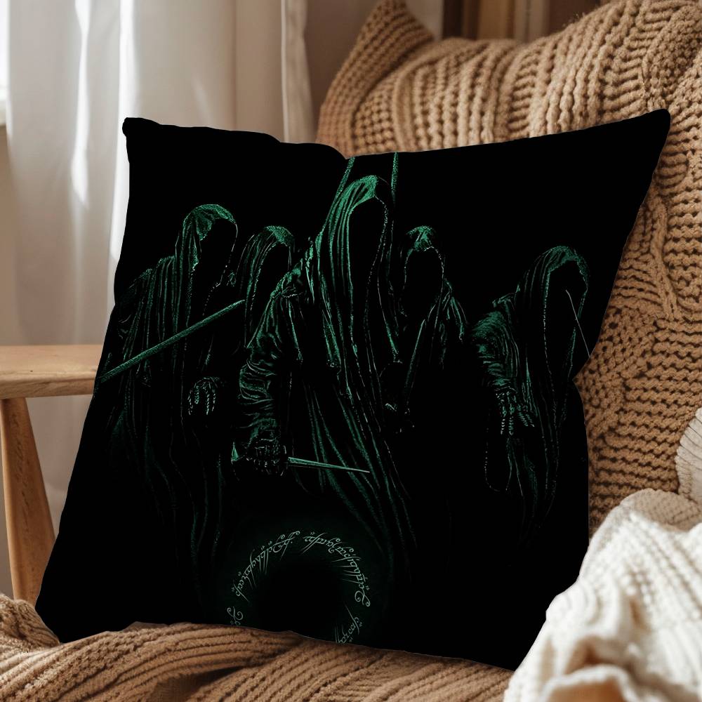 Ancient movie Lord of the Rings Pillow Case Pillow Case Living Room Sofa Cushion Cover Suitable For Home Bedroom Room Decoration