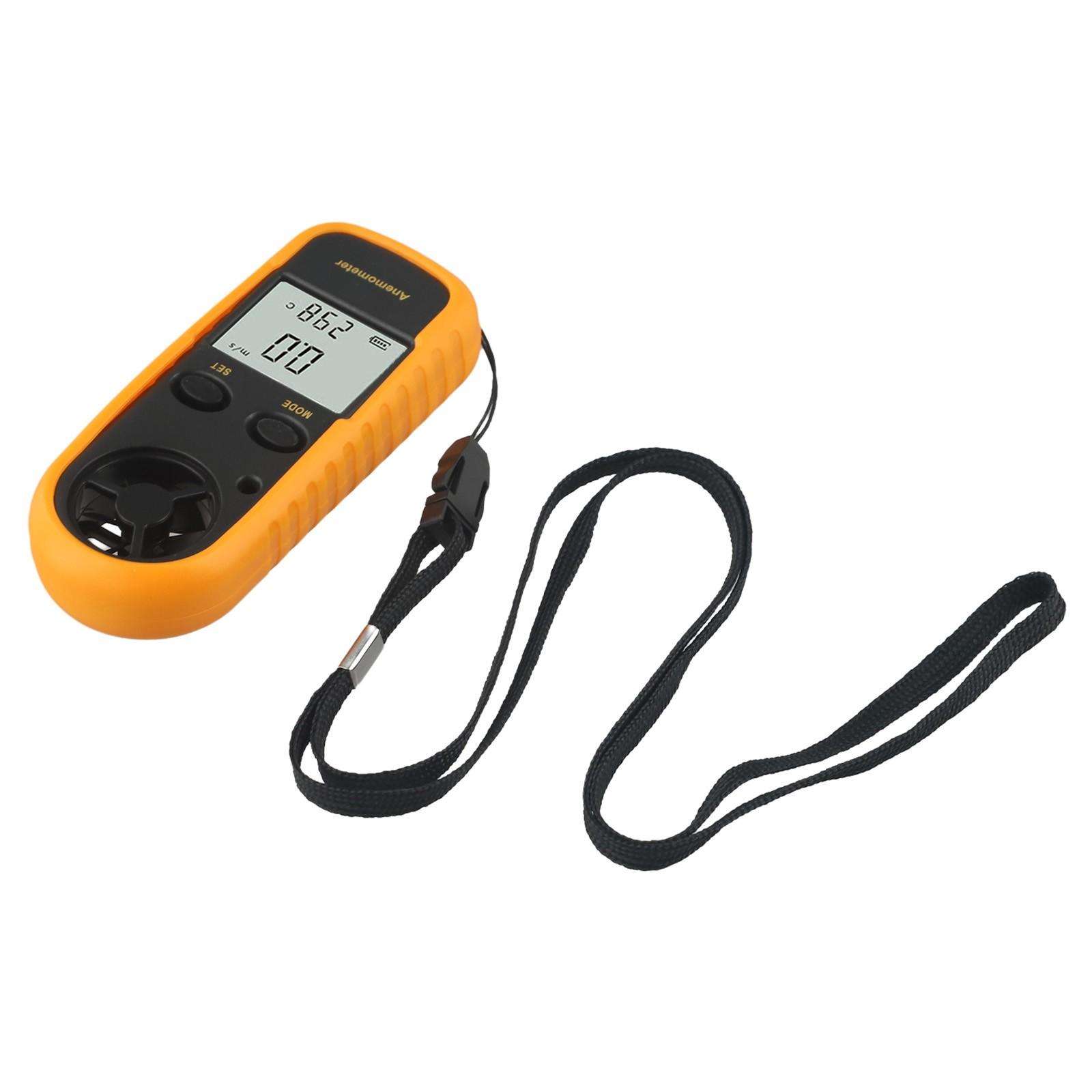 

Цифровой анемометр, портативный тестер скорости ветра, карманный анемометр