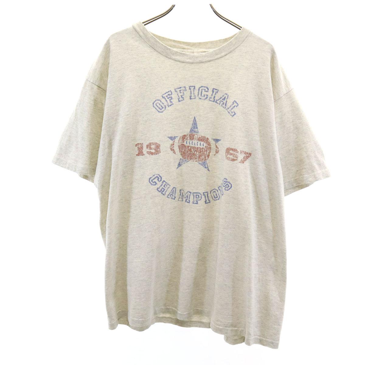 

OLD 90s Made in USA Short sleeve T-shirt S/M gray Single stitch Men s Used