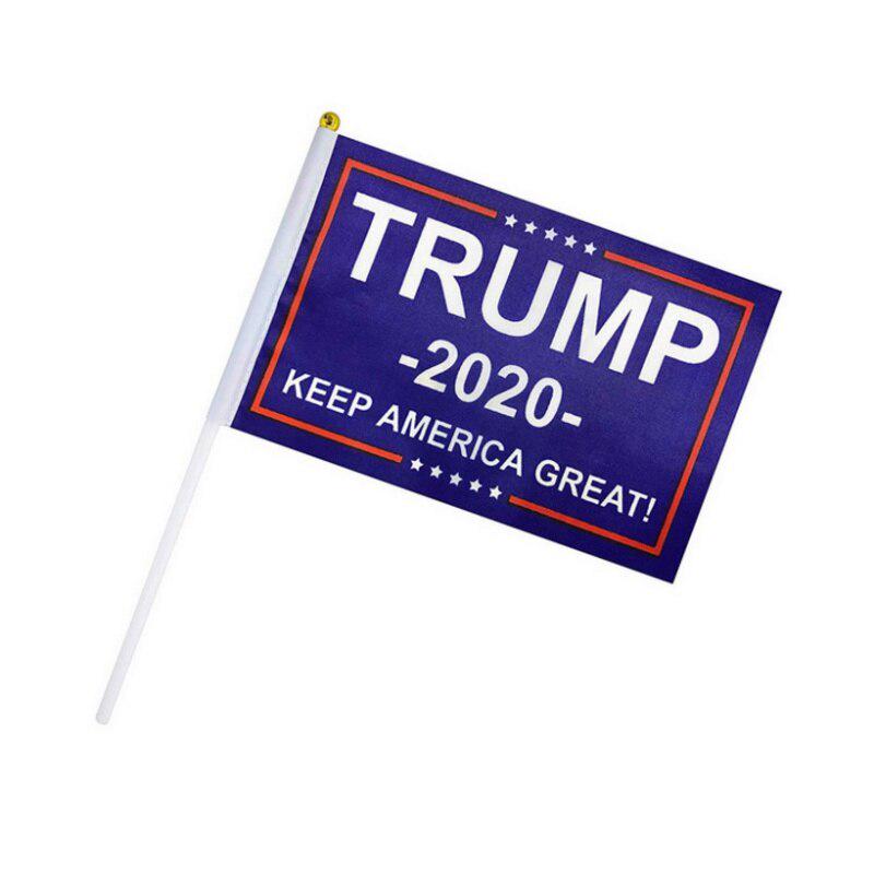 Trump 14*21cm Flag Republican 2020 Keep America Great President Donald HOT SALE