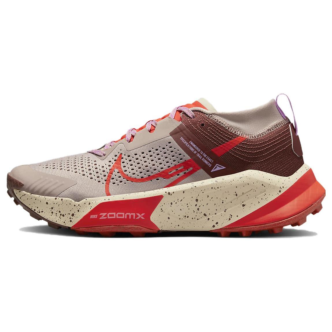 

Nike ZoomX Zegama Trail Diffused Taupe Dark Pony Sanddrift Picante Red 45
