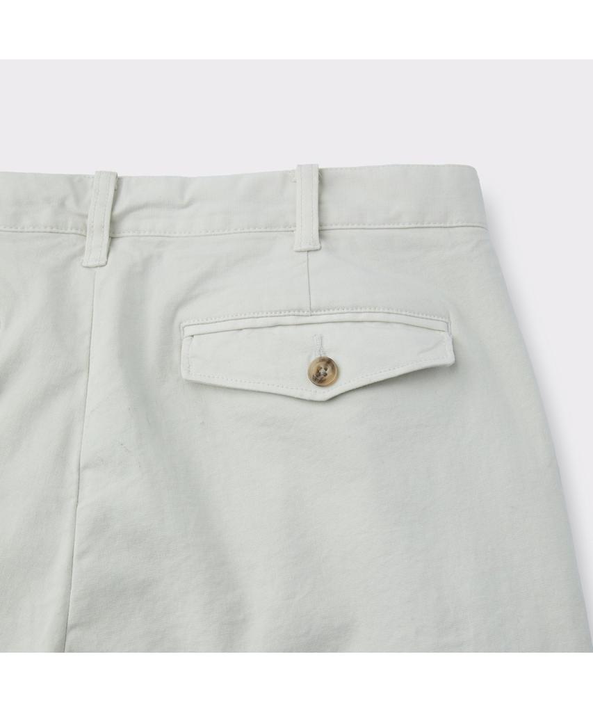 Henlikoteun [British Sporting Club] Garment Dyeing One-Tuck Chino Pants Abpam26701Ivx