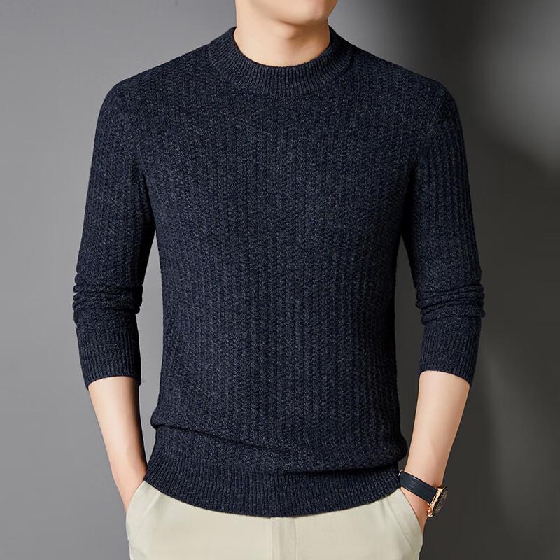 

Мужской утолщенный пуловер Yiliteng из 100% шерсти 2XL