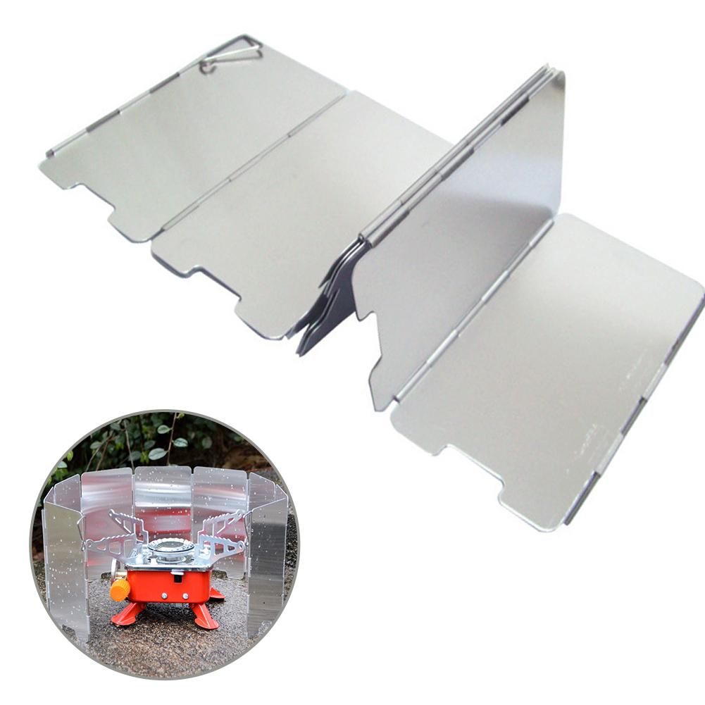 Lightweight Camping Cooking Stove Windscreen Carry Bag Folding Windshield