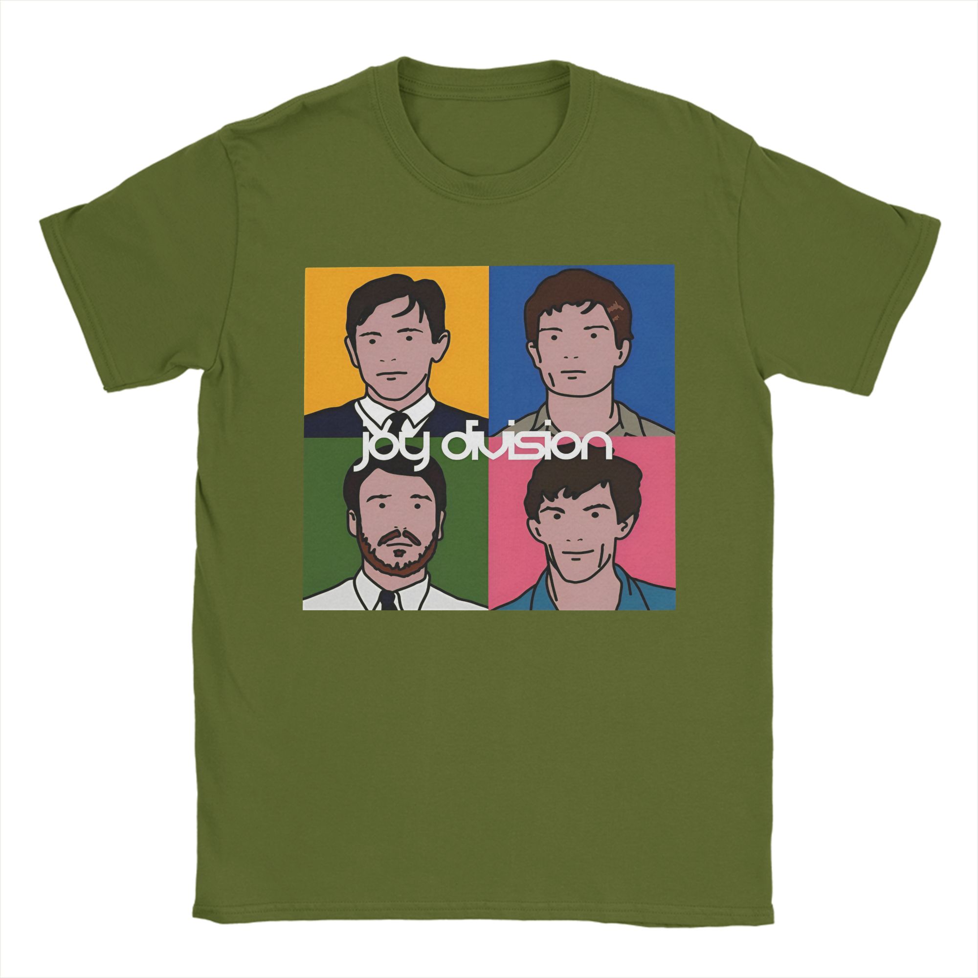 

Joy Division T Shirts Men Women s Pure Cotton Hipster T-Shirts Round Neck Punk Rock Goth Tees Short Sleeve Tops Plus Size 4XL