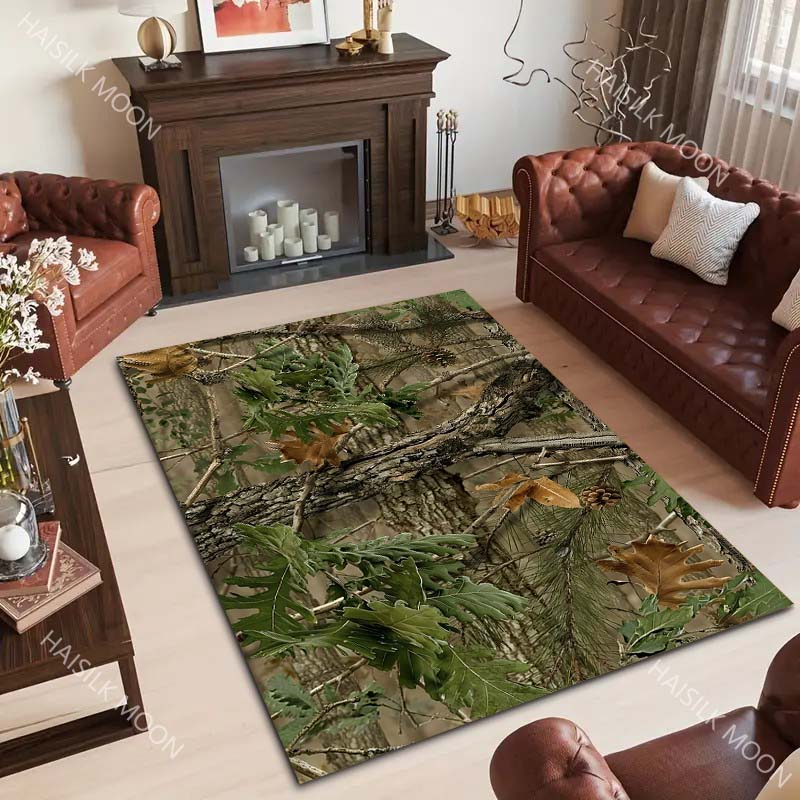 6 Style Outdoor Camouflage Pattern Carpet for Living Room Bedroom Sofa Home Decor Non-slip Floor Mat Large Size Play Rugs