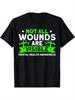 Mental Health Not All Wounds Visible Mental Health Awareness Gift Unisex T-Shirt