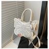 Bow Tote Square Bag Dámská Rivet Fashion taška přes rameno Crossbody kabelka