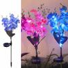 Stake Light Solar Butterfly Flower Lamp Waterproof Solar Powered LED Light  Path Decoration