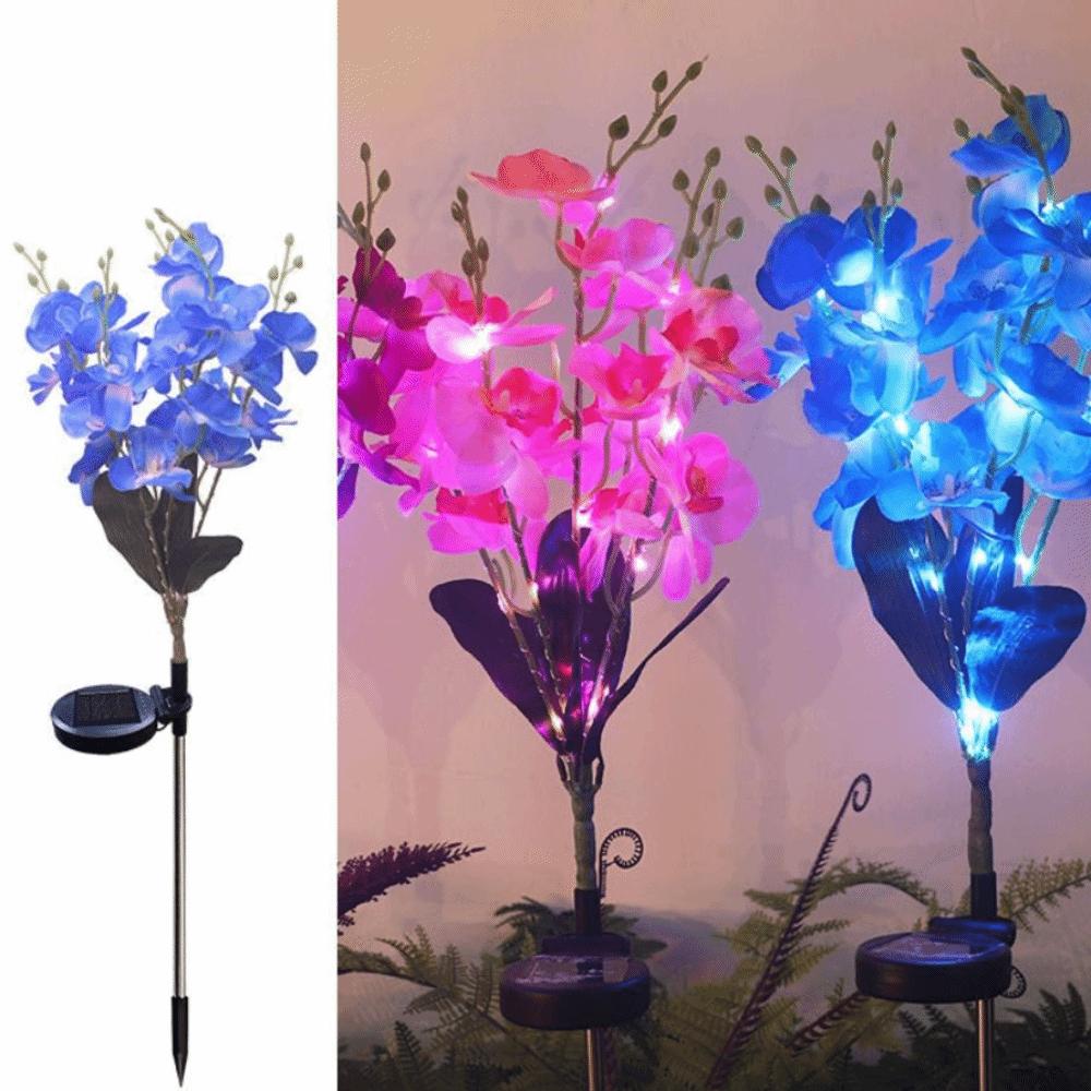 Stake Light Solar Butterfly Flower Lamp Waterproof Solar Powered LED Light Path Decoration