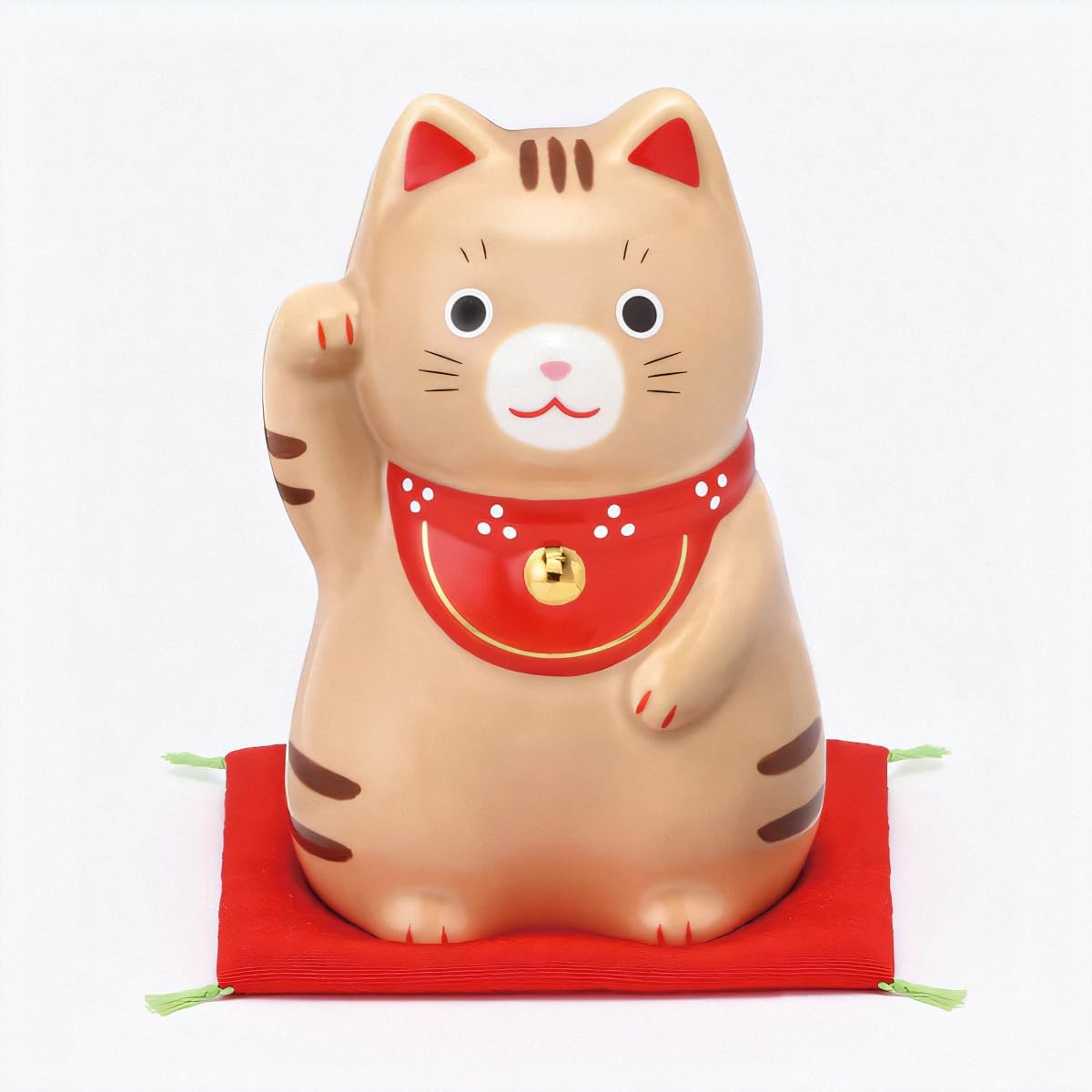

Yakushi Kiln Lucky Cat Lucky Cat Good Luck (Brown/Large) (with Seal)