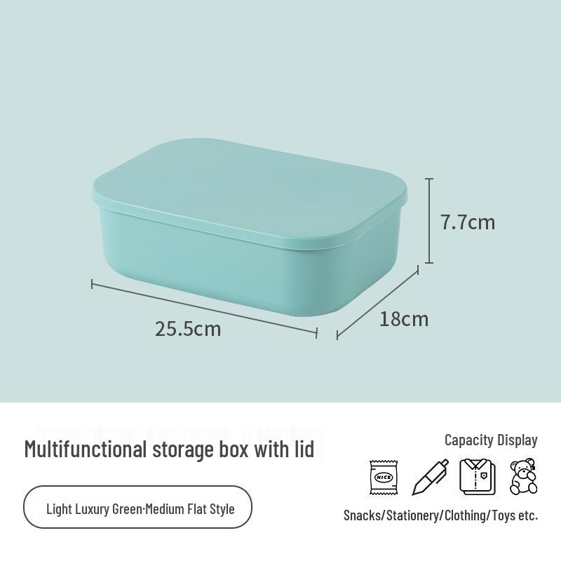 Stapelbarer Kunststoff-Aufbewahrungsbehälter für Haushalt, Wohnzimmer, Schlafzimmer, Studentenwohnheim - Spielzeug-Organizer