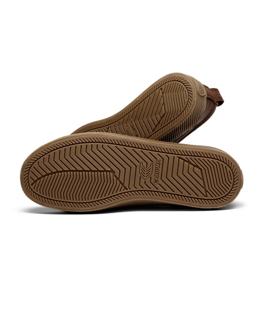 Cariuma Oka Low Gum Sole Coffee Brown Premium Leather