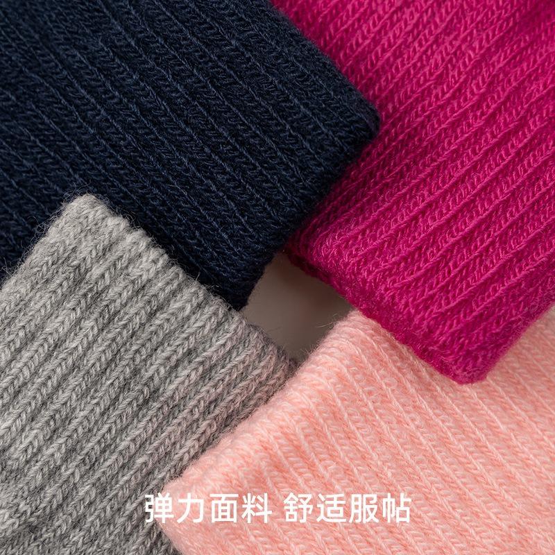 Children's gloves Halloween girls winter warm cold finger cartoon cute men thin knitted full finger protection
