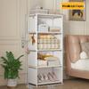 Mehrstöckiges Küchen-Aufbewahrungsregal für Mikrowelle, Reiskocher und Kleingeräte