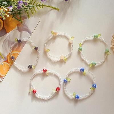 Damen Sommer Mode Frucht Stil Perlenarmband