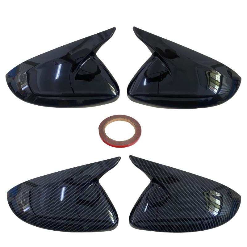 Pair Rearview Mirror Cover Side Mirror Caps For Peugeot 208 - / 308 508 2008 Rear View Mirror Cover Trim Car Accessories