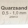 Filter Sand 25 kg 0.5 1.0 mm
